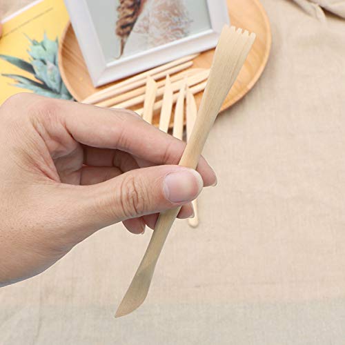 ULTECHNOVO Pottery Clay Tools Professional Mud Carving Tools Fine Wood Knife Ceramic Art Supplies Clay Sculpting Tools Set for Crafts DIY Ceramic Art 10PCS