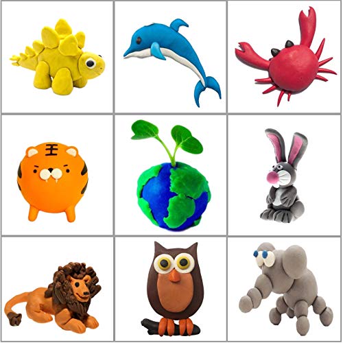 Softifund Polymer Clay Set, 24 Colors of Baked Clay, Soft Modeling Clay Kit DIY with Sculpting Tools, Art Crafts Best Gift for Boys and Girls