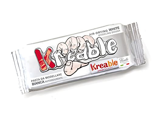 KREABLE Air Drying Modelling Clay (500g White)