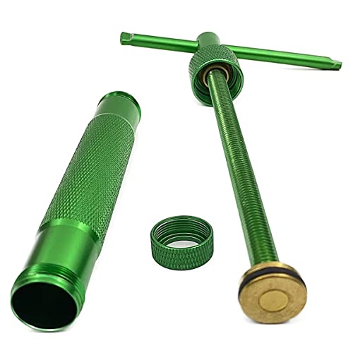 Techson Clay Extruder Kit, Stainless Steel Fondant Sugar Paste Exturder Gun with 20 Different Tips, Cake Decorating Tool Set (Green)