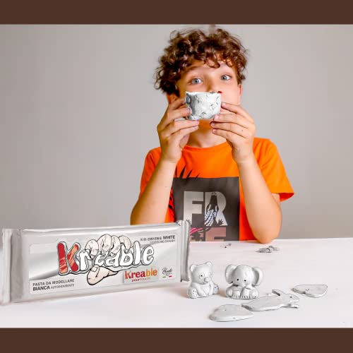 KREABLE Air Drying Modelling Clay (500g White)