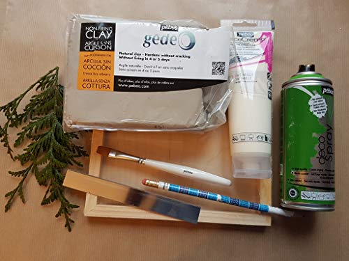 Pebeo Gedeo Air Drying Clay, Natural,White,1.5 Kg