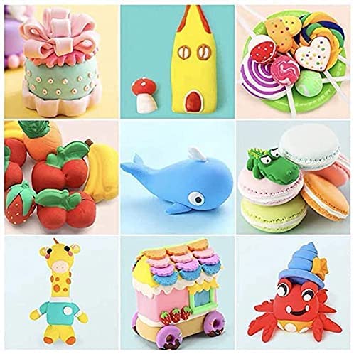 Queta Polymer Clay Set 32 Colors Modeling Clay Oven Bake or Air-Dry Polymer DIY Clay Kit with Modeling Tools Arts and Crafts for Boys Girls Kids, Gifts