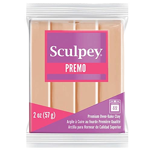 Premo Sculpey Light-Weight Professional Crafting Clay, Beige