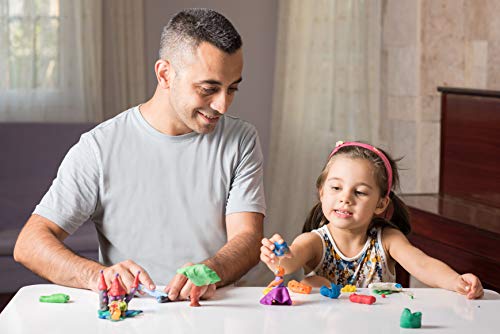 Polymer Clay Set, 24 Colours Nontoxic Oven Bake Clay Safe and Nontoxic Soft DIY Modelling Clay with Plastic Tools and Accessories Birthday Gifts for Kids