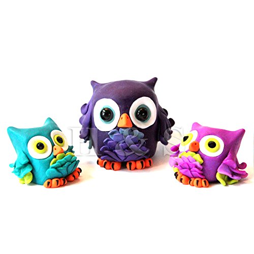 H&S Polymer Clay 650g 26 Colours Oven Bake Polymer Clay Block Modelling Moulding Tool Set