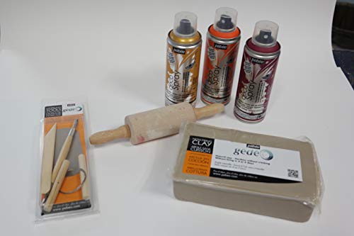 Pebeo Gedeo Air Drying Clay, Natural,White,1.5 Kg