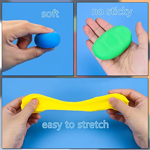iFergoo Air Dry Clay, 65 Colours Modelling Clay for Kids, Safe and No-Toxic Modeling Clay & Dough, Soft & Stretchable DIY Magic Clay with Tools, Children Boys Girls Toys Gifts