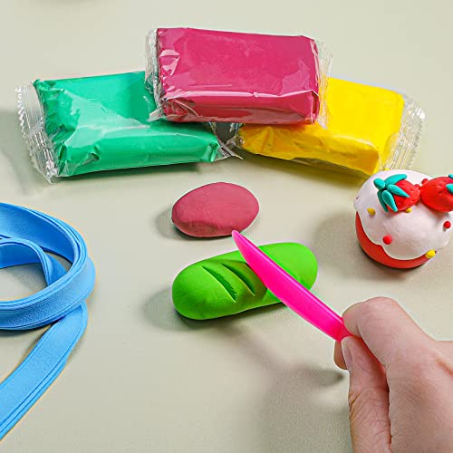 Air Dry Clay Kit,iFergoo 24 Colors Modeling Clay for Kids,with Free Tools and Manuals,Wonderful Air Hardening Clay,Educational Creative Gift for Kids.