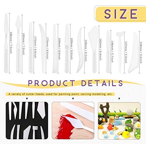 Swpeet 36Pcs Modeling Clay Sculpting Tools Kits, Ball Stylus Tool, Pottery Tools, Rubber Tip Pens, Plastic Clay Tools,Sculpting Kit for Making Modeling Clay Cake Fondant Decoration,Clay,Ceramics
