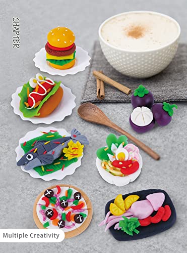 NEW Air Dry Clay, 24 Colours Ultra Light Modeling Clay with 3 Sculpting Tools, Magic Coloured Clay, Non-Toxic Dough, DIY Gift, Children Educational Toys, Multicoloured (NT007)