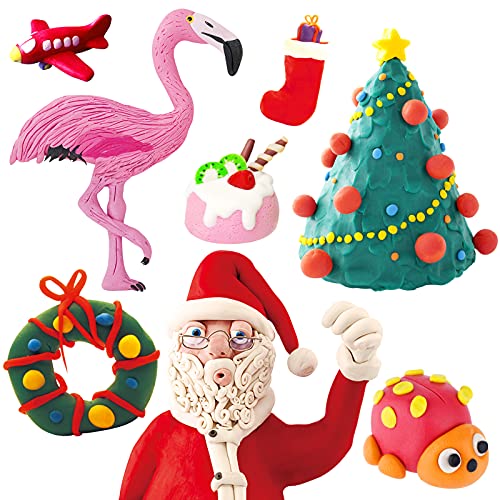 Modeling Clay for Kids, Molding Magic Clay for Kids Air Dry Clay, Super Soft Clay, Art Crafts Toys Gifts for Age 3 4 5 6 7 8+ Years Old Boys Girls Kids, 3.5oz/Bag(White)