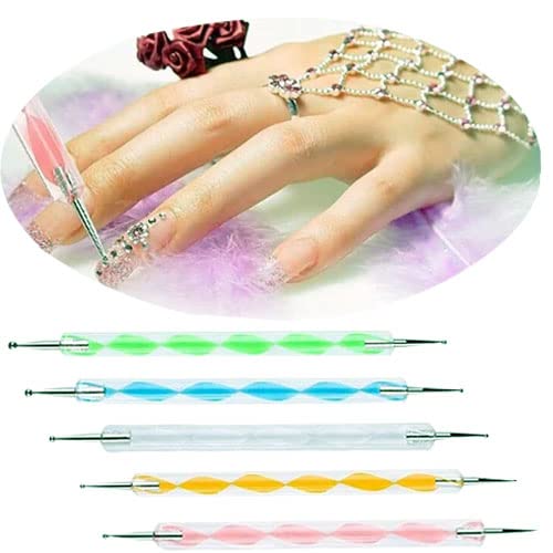 18 Pcs Professional Dotting Tools, Modeling Clay Sculpting Tool Set for Beginners and Professionals Shaping, Sculpting Tools, Ball Stylus, Polymer Clay Rubber Tips, Rock Painting