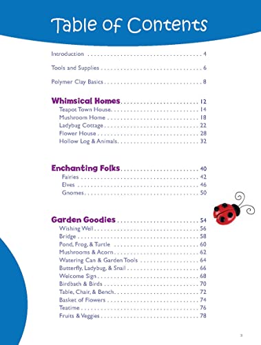 Clay Play! Whimsical Gardens: Create Over 30 Magical Miniatures!