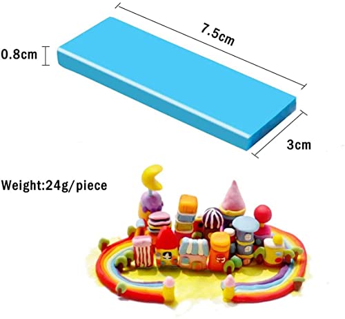 Vindany 46 Colors Polymer Clay Modeling Clay Nontoxic Soft DIY Clay Bake Clay Kit with Tools and Box for Kids