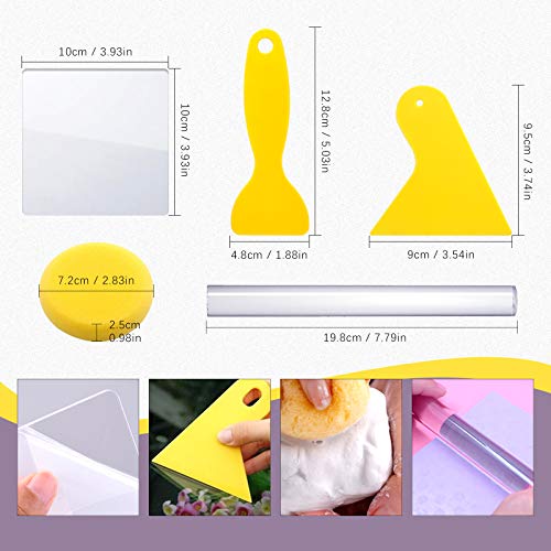 Swpeet 30Pcs Silicone Clay Sculpting Tool, Modeling Dotting Tool & Pottery Craft Ball Stylus Tool,Dotting Pottery Toolsfor Pottery Modeling, Smoothing Clay, Ceramics