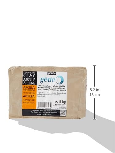 Pebeo 766303 White Modelling Clay,18 x 13.6 x 11.4cm