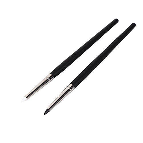 5PCS Clay Sculpting Shapers Flexible Small Clay Sculpting Pens Rubber Tip Shaping Modeling Wipe Out Tools for Ceramic Sculpture Polymer Clay