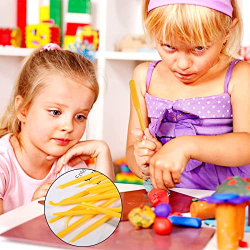 Clay Tools Polymer Clay Tools, 14 Pcs Clay Modelling Tools, Double-Ended Polymer Clay Tool Set Modeling Clay Sculpting Tools, Air Dry Clay Tools Modelling Tools for Art Carving, Embossing, Shaping