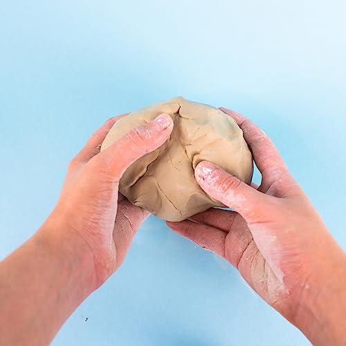 Sculpd Premium Air Dry Clay, Pottery Clay Bag for Adults, Soft Modelling Clay, Self-Hardening Clay Suitable for Arts & Craft Projects, Pottery for Beginners – 1kg Clay Bag