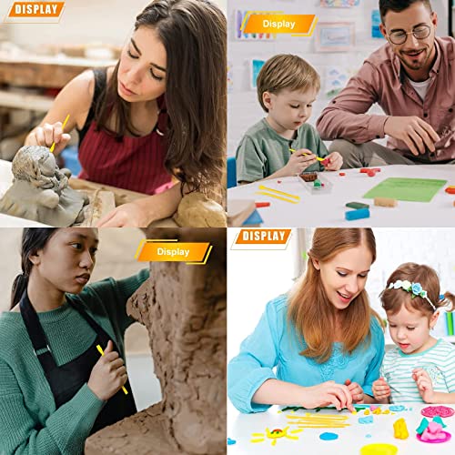 Clay Tools Polymer Clay Tools, 14 Pcs Clay Modelling Tools, Double-Ended Polymer Clay Tool Set Modeling Clay Sculpting Tools, Air Dry Clay Tools Modelling Tools for Art Carving, Embossing, Shaping