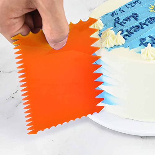 6 Pcs Plastic Clay Scrapers, Plastic Sculpture Scraper Pottery Clay Scraper Ceramic Serrated Tools for Pottery Ceramics Sculpture Carving Scraper