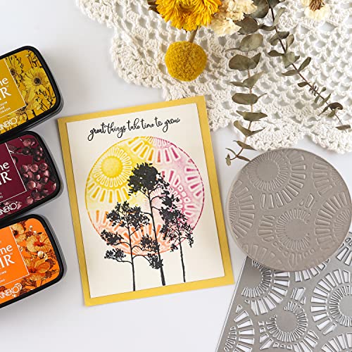 OTCRAFT 4 Pcs Star, Circle Stamping Foam Grey Moldable Foam Stamps Plastic Dry Foam Stamp Pad Cut and Dry Foam Stamping Foam Block for for Sculpture, Modeling, DIY Arts and Handicrafts Projects