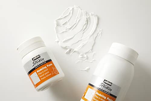 PEBEO 524150 500 ml Studio Acrylics Auxiliaries Modeling Paste, White