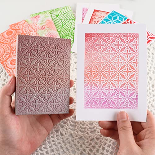 6 Pcs Large Stamping Foam Grey Moldable Foam Stamps Plastic Dry Foam Stamp Pad Cut and Dry Foam Stamping Foam Block for for Sculpture, Modeling, DIY Arts and Handicrafts Projects