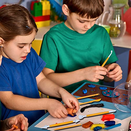 22 Pcs Plastic Clay Tools, Double-Ended Pottery Clay Sculpting Tools Polymer Clay Tools Pottery Clay Modelling Tools Crafts Clay Modeling Tool for Pottery Sculpture Ceramics Artwork Crafts