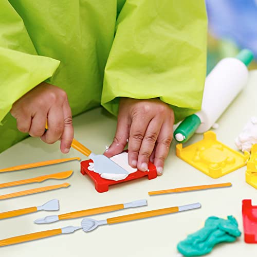 22 Pcs Plastic Clay Tools, Double-Ended Pottery Clay Sculpting Tools Polymer Clay Tools Pottery Clay Modelling Tools Crafts Clay Modeling Tool for Pottery Sculpture Ceramics Artwork Crafts