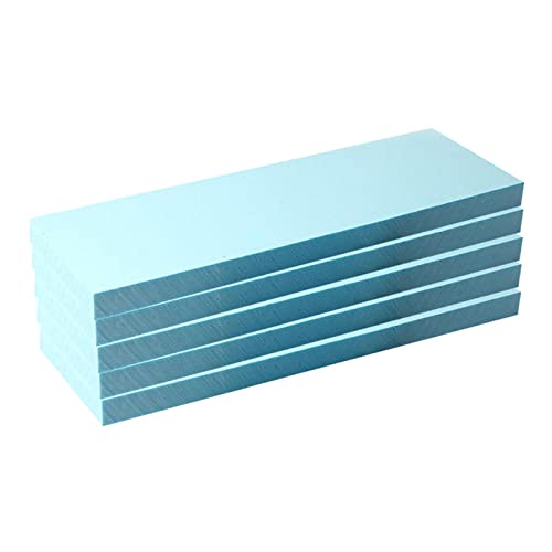 F Fityle Foam Blocks Rectangle High Density Blocks Foam Craft Foam Board for Crafting, Modeling, Sculpture, DIY Arts and Crafts (5pcs 295*100*30mm)