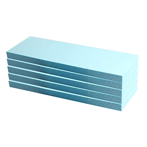 F Fityle Foam Blocks Rectangle High Density Blocks Foam Craft Foam Board for Crafting, Modeling, Sculpture, DIY Arts and Crafts (5pcs 295*100*30mm)