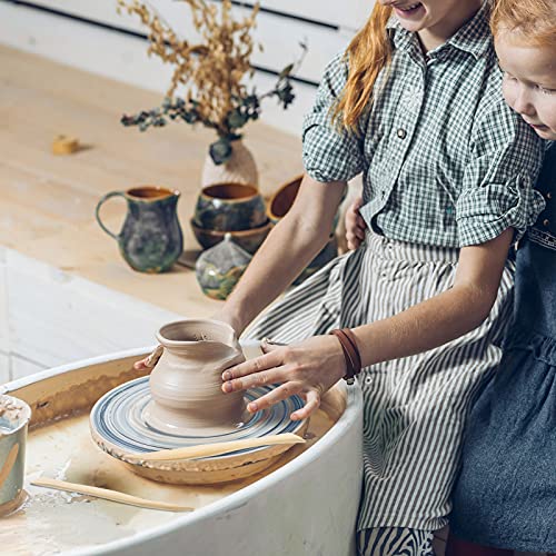 GOTH Perhk 10 Pcs Clay Sculpture Tools, Wooden Ceramic Clay Modeling Tools Set for Art Crafts, Sculpture, Cutting, Shaped