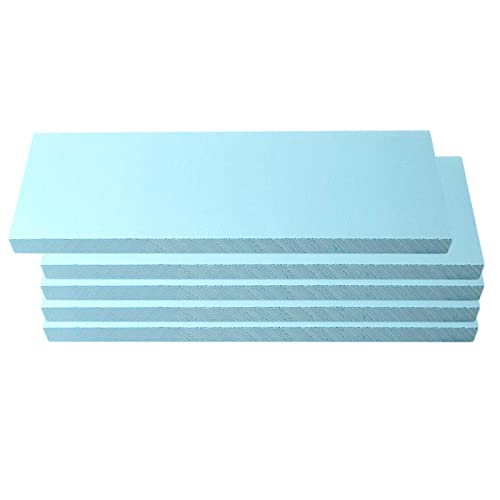 F Fityle Foam Blocks Rectangle High Density Blocks Foam Craft Foam Board for Crafting, Modeling, Sculpture, DIY Arts and Crafts (5pcs 295*100*30mm)