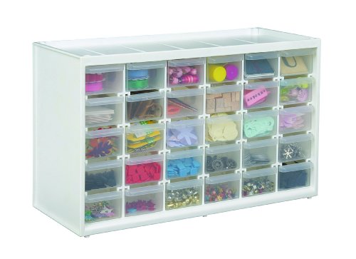 Art Bin 6830PC Store-in-Drawer Cabinet 14x 6-inch, Translucent