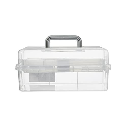 Daler-Rowney Artists' White Caddy Carry Storage Box for Art Supplies, 33 x 20 x 15 cm, Ideal for Professional Artists
