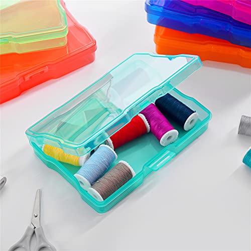 Plastic Photo Box Storage 16 Cases with Removable Dividers for Organizing Photographs, Stamps, Stationery, Jewellery, Seed, Toys, Arts and Craft.