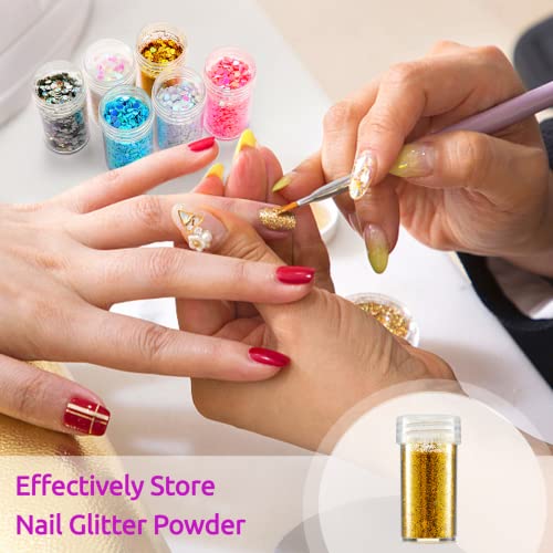 Embroidery Diamond Storage Box, JUSTDOLIFE Storage Boxes for Diamond Painting with 24 Small Beads Diamond Painting Storage Containers with Lid for Jewelry DIY Art Craft Rhinestones Sewing