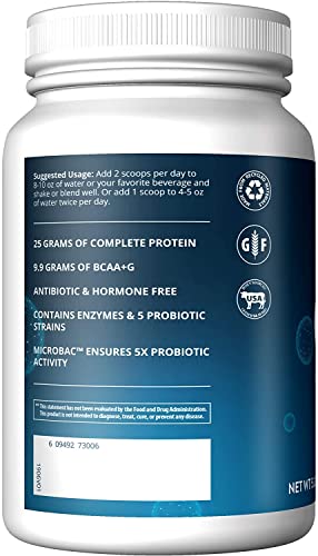 MRM Nutrition Gainer Protein with Probiotics + Postbiotics | 25g Protein | Whey Concentrate + Isolate + micellar Casein| Slow + Fast digesting| with Digestive enzymes | 18 Servings