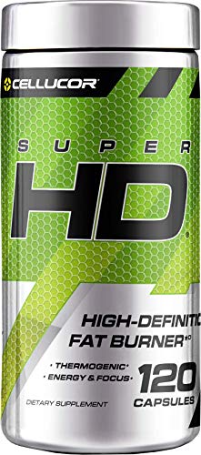 Cellucor SuperHD Thermogenic Fat Burner & Energy Booster, Fat Burners for Men & Women, Antioxidant & Weight Loss Supplement