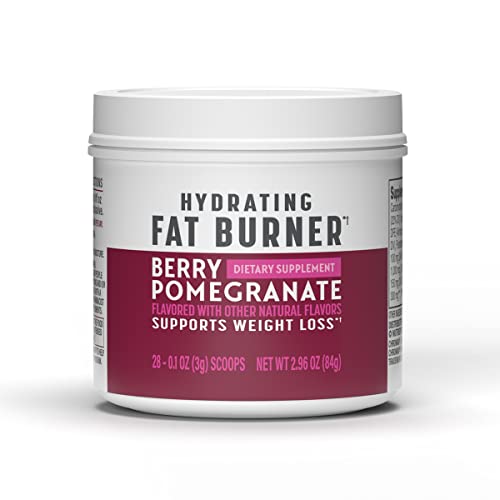 Nutrisystem® Hydrating Fat Burner Supplement for Men and Women, Mix and Sip Dietary Supplement, Berry Pomegranate - 28 Servings