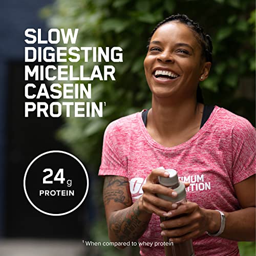 Optimum Nutrition Gold Standard 100% Micellar Casein Protein Powder, Slow Digesting, Helps Keep You Full, Overnight Muscle Recovery, Chocolate Peanut Butter, 2 Pound (Packaging May Vary)