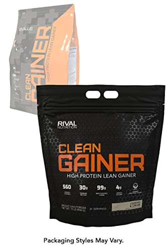 Rivalus Clean Gainer, Cookies & Creme, 10 Pound