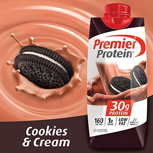 Premier Protein High-Protein Shake, Cookies & Cream, 132 Fl. Ounce .,, 132 Ounce ()