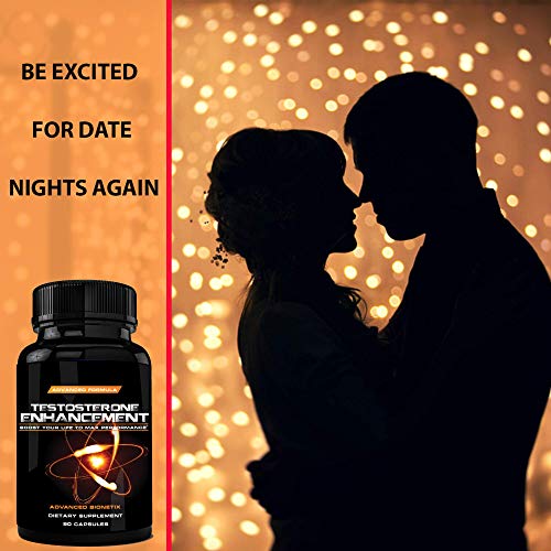 Testosterone Booster Male Enhancement. #1 Recommended by Men Over the Age of 40* Increase Desire, Energy, Lean Muscle. Melt Away Fat with Zinc, Tribulus, Tongkat Ali, Horny Goat Weed & More