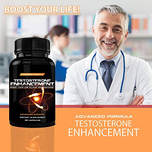 Testosterone Booster Male Enhancement. #1 Recommended by Men Over the Age of 40* Increase Desire, Energy, Lean Muscle. Melt Away Fat with Zinc, Tribulus, Tongkat Ali, Horny Goat Weed & More