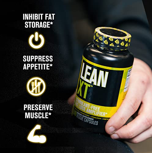 Lean-XT Caffeine Free Fat Burner - Non Stim Weight Loss Supplement, Appetite Suppressant, & Metabolism Booster with Acetyl L-Carnitine, Green Tea Extract, & Forskolin - 60 Natural Diet Pills