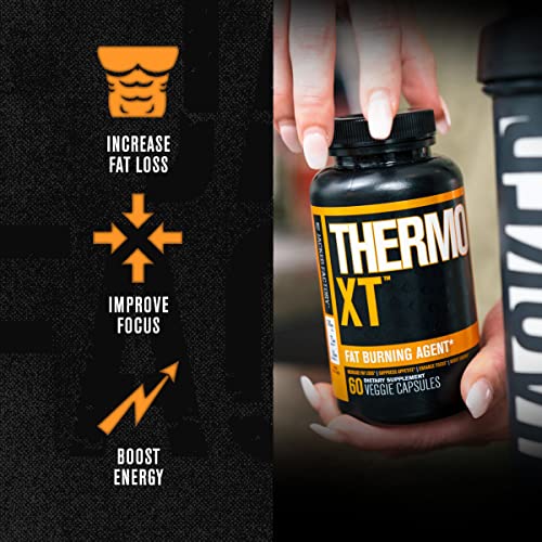 Thermo XT Thermogenic Fat Burner - Cutting Weight Loss Supplement w/ EGCG, Capsimax, Forskolin, & More - Appetite Suppressant & Energy Booster for Men & Women - 60 Natural Veggie Diet Pills