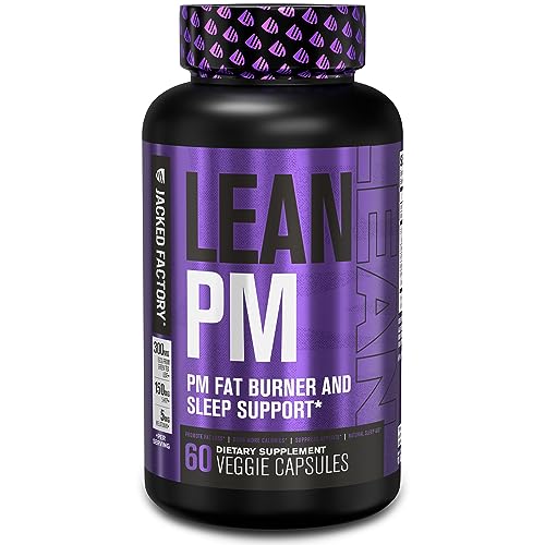 Lean PM Night Time Fat Burner, Sleep Aid Supplement, & Appetite Suppressant for Men and Women